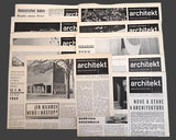 ČESKOSLOVENSKÝ ARCHITEKT 1969, č. 1 - 26 / kompletní ročník (XIII. - XV.)