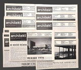 ČESKOSLOVENSKÝ ARCHITEKT 1977,  č. 1 a 3 - 26 / ročník XXIII.