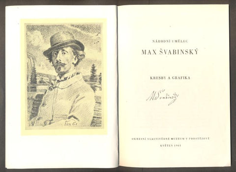 Švabinský - MAX ŠVABINSKÝ: KRESBY A GRAFIKA. Katalog výstavy. 1961.