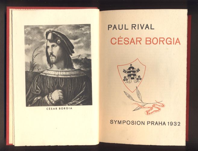 Toyen - RIVAL, PAUL: CÉSAR BORGIA.  Ex. č. 115/300 na domácím Simili Japanu, 1932.