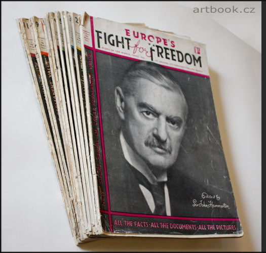 Europe's Fight for Freedom. Edited by Sir John Hammerton. 12 sešitů. - 1938/39.