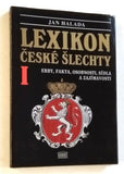 HALADA, JAN: LEXIKON ČESKÉ ŠLECHTY I. - 1994.