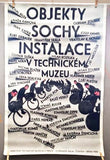 OBJEKTY, SOCHY, INSTALACE V TECHNICKÉM MUZEUM. - 1989.