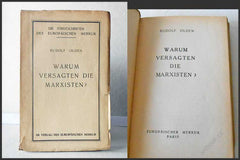 Olden, Rudolf: Warum versagten die Marxisten? - 1934.