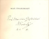 Švabinský - LORIŠ, JAN: MAX ŠVABINSKÝ. Náčrt k monografii. / 1949.