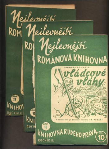 ROUMAIN, JACQUES: VLÁDCOVÉ VLÁHY. - 1948. Sešitové vydání.