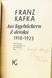 Roučka - KAFKA; FRANZ: AUS TAGEBÜCHERN. Z DENÍKŮ. 1910 - 1923. - 1987. 8 celostr. sign. barev. litografií PAVEL ROUČKA.