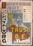 ERENBURG; ILJA: TRUST D. E.  HISTORIE ZKÁZY EVROPY. - 1924. Obálka a úprava TEIGE a MRKVIČKA.