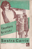 DREISER; THEODORE: SESTRA CARRIE. - 1931. Románová knihovna Proud  sv. 47. Fotomontážní obálka.