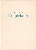 Vzorník písma - ANTIKVA EMPIRIANA. - 50. léta. G. BODONI. Grafotechna.