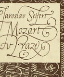 SEIFERT; JAROSLAV: MOZART  V PRAZE. - 1956. Milé knížky sv. 10;  Spolek českých bibliofilů; Čs.; Picka; Šindler.