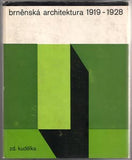 KUDĚLKA; ZDENĚK: BRNĚNSKÁ ARCHITEKTURA 1919-1928. - 1970. 1. vyd. Uměleckohistorická studie; avantgardní architektura.