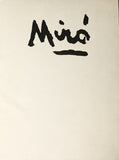 MIRÓ; JOAN: MYŠLENKY / KRESBY. - 1968.