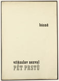 NEZVAL; VÍTĚZSLAV: PĚT PRSTŮ. - 1932. 1. vyd. Úprava arch. VÁCLAV ROŠTLAPIL.