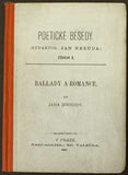 NERUDA; JAN: BALLADY A ROMANCE. - 1883. 1. vyd.  Edice Poetické besedy; sv. 1. (Balady a romance)