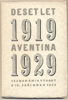 1929. Seznam knih vydaný k 15. září roku 1929. Bibliografie.