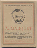 Marquet - FOSCA; FRANCOIS: ALBERT MARQUET. - 1920. Les peintres Francais nouveaux N° 12. /10/