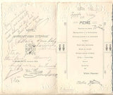 HOTEL 'U ARCIVÉVODY ŠTĚPÁNA' - MENU. - 1902. /gastronomie/pragensie/  Hotel Evropa