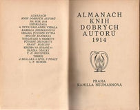 ALMANACH KNIH DOBRÝCH AUTORŮ 1914. - 1913. Dřevoryty Fr. KOBLIHA.