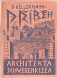 Süss - KELLERMANN; BERNHARD: PŘÍBĚH ARCHITEKTA SCHWEDENKLEEA. - 1927. Obálka LADISLAV SÜSS.