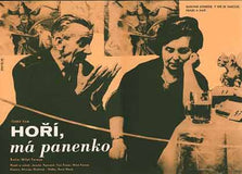 Bidlo - HOŘÍ MÁ PANENKO. - 1967. Režie: Miloš Forman. Autor: VLADIMÍR BIDLO. 290x380 (a PRODÁNO/SOLD