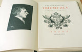 BREISKY; ARTHUR: TRIUMF ZLA. - 1927. Grafická výzdoba ZDENKA BRAUNNEROVÁ a FRANTIŠEK KOBLIHA;  čísl. výtisk.