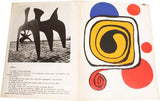 Calder - DERRIERE LE MIROIR. No 190. - 1971. 4 orig. barevné litografie ALEXANDER CALDER.