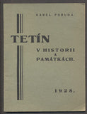 POBUDA, KAREL: TETÍN V HISTORII A PAMÁTKÁCH. - 1928.