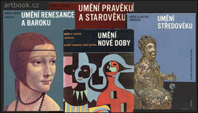 LAROUSSE. UMĚNÍ A LIDSTVO. - Čtyřdílná monumentální encyklopedie v krásném stavu!